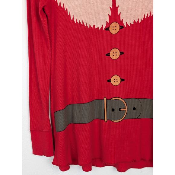 Wildfox Sweater Santa and Elf Knit Christmas Holidays Thermal Red White Size XS - Picture 6 of 13